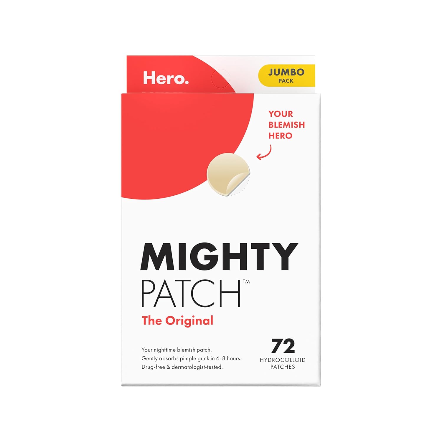 hero cosmetics mighty patch original acne pimple patches face 36 count