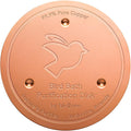 Mellbree Bird Bath Copper Disk, 0.6mm Reinforced 99.99% PLre Copper Cleaning Disk for Physical Safe Clean Water All-Season, Universal Fit for Outdoor Birdbaths, Bowl, Bird Bath Solar