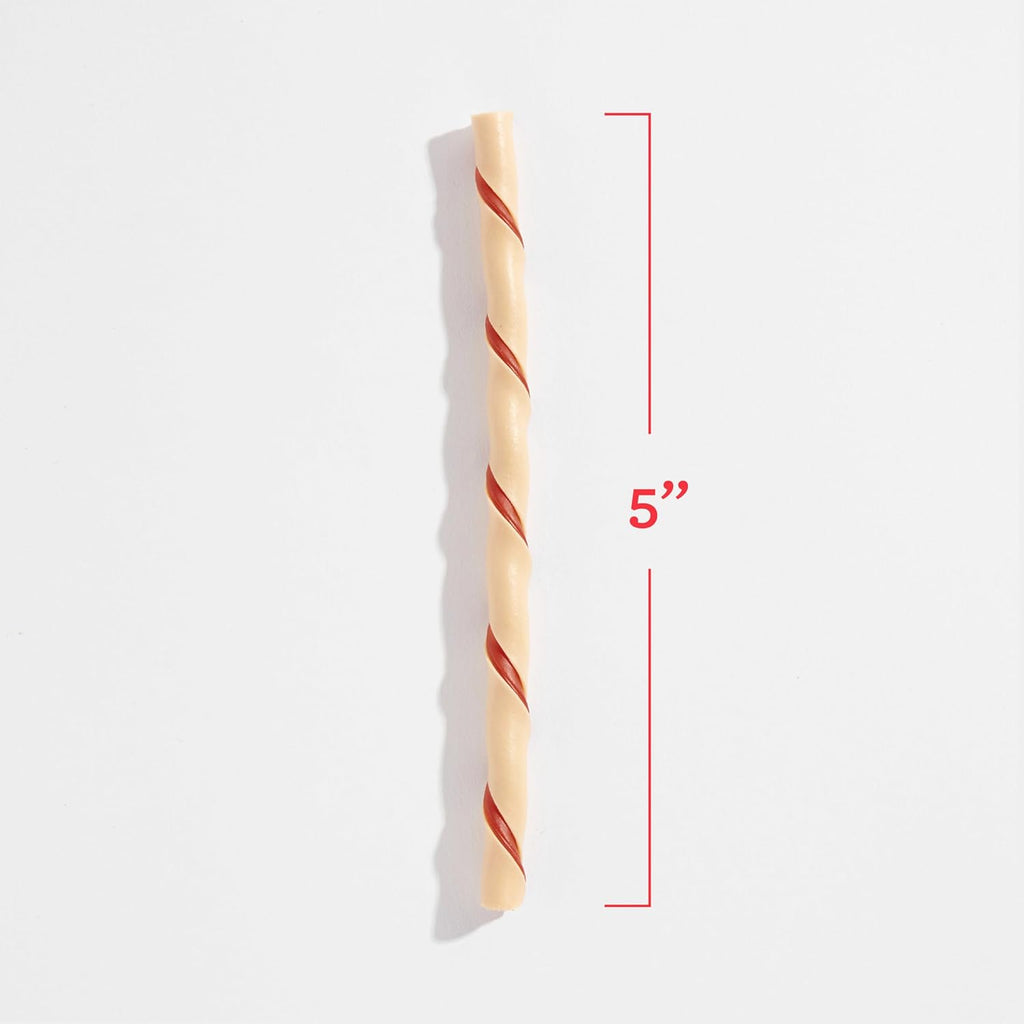 DreamBone twist sticks, made with real chicken, rawhide-free chews for dogs, 50 count, durable and healthy