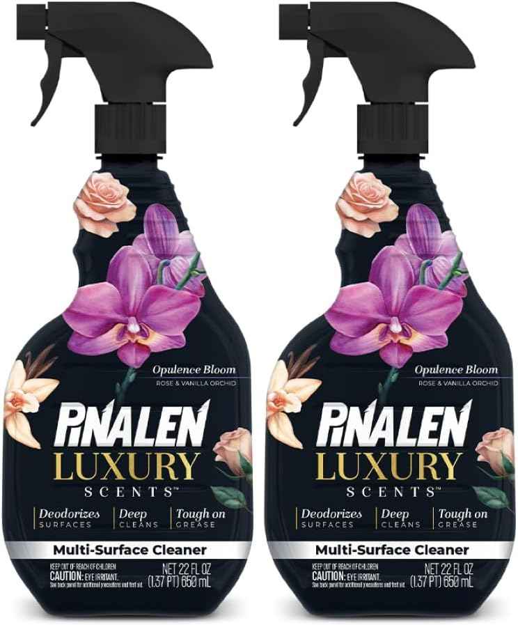PINALEN Luxury Scent Multipurpose Cleaning Spray - Opulence Bloom - 22 fl oz - All Purpose Cleaner for Kitchen, Bathroom & Surfaces