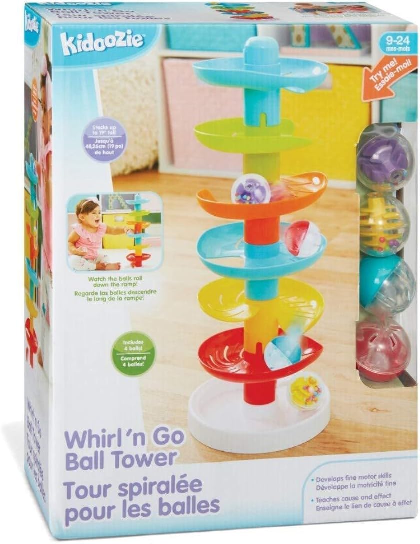 Kidoozie Ball Drop | Toddler Toy | Learning & Developmental Tower | Activity & Educational Preschool Toys & Games