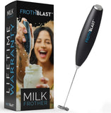 Milk Frother Handheld for Coffee (Foam Maker) Whisk Drink Mixer for Lattes, Cappuccino, Frappe, Matcha, Hot Chocolate