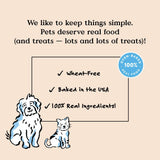 Bocce's Bakery Dailies Brushy Sticks for Medium Dogs, Wheat-Free, All-Natural Coconut & Mint, Baked in USA