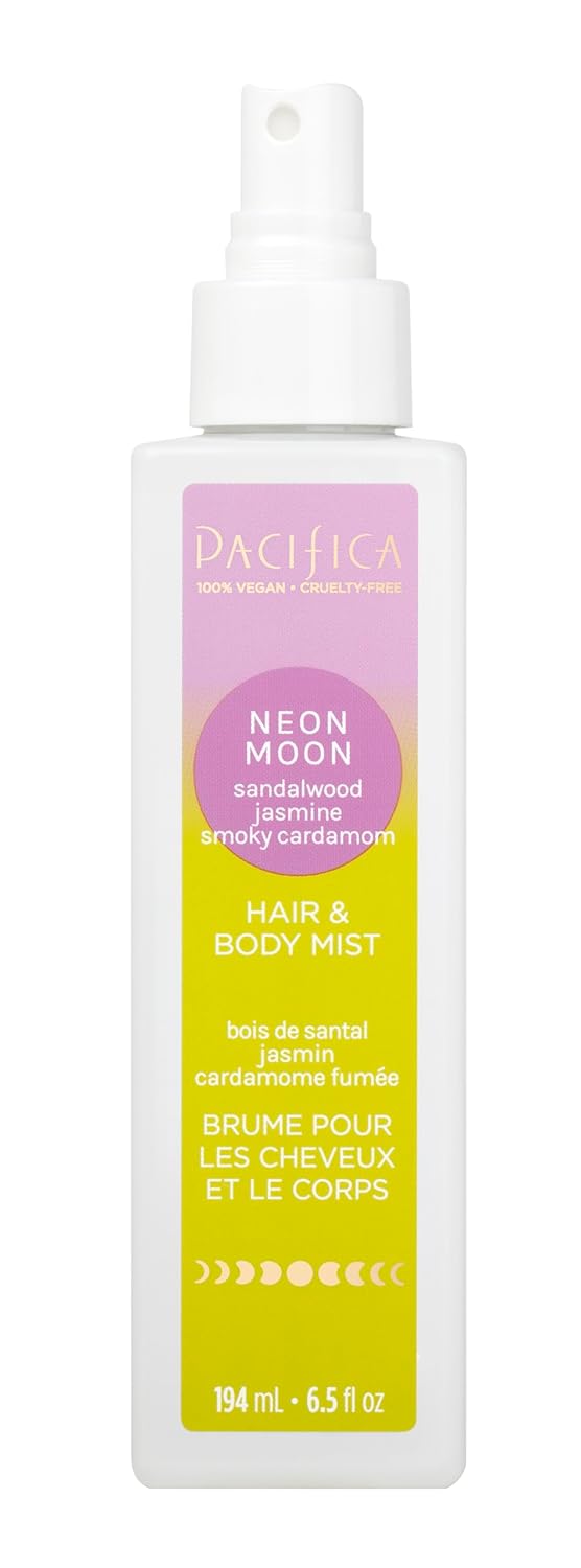 pacificas island vanilla 6oz hair and body mist, paraben-free, no alcohol, vegan and cruelty-free for women