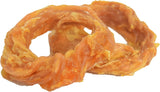 6-pack ultra chewy turkey tendon rings for dogs - premium all-natural hypoallergenic alternative to rawhide