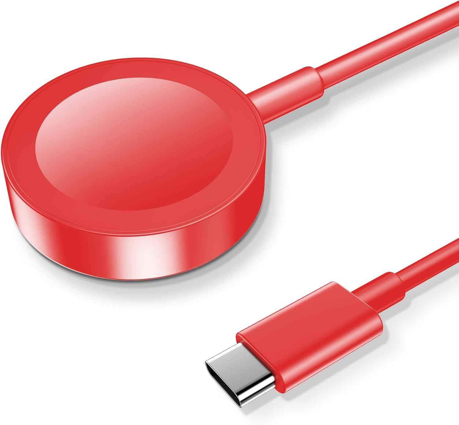 𝟐𝟎𝟐𝟔 𝐔𝐩𝐠𝐫𝐚𝐝𝐞𝐝 Magnetic Charging Cable for Apple Watch Charger,[USB C Port] Wireless Charging Cable Compatible with iWatch Series Ultra/10/9/8/7/6/SE/SE2/5/4/3/2[3.3FT]-White