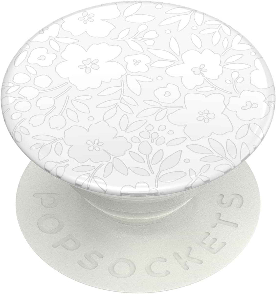 PopSockets Phone Grip with Expanding Kickstand, Adhesive Grip, Cute PopSockets - Blanc Fresh
