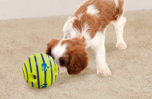 Wobble Wag Giggle Ball | Rolling Enrichment Toy for Indoor or Outdoor Play with Dogs and Puppies