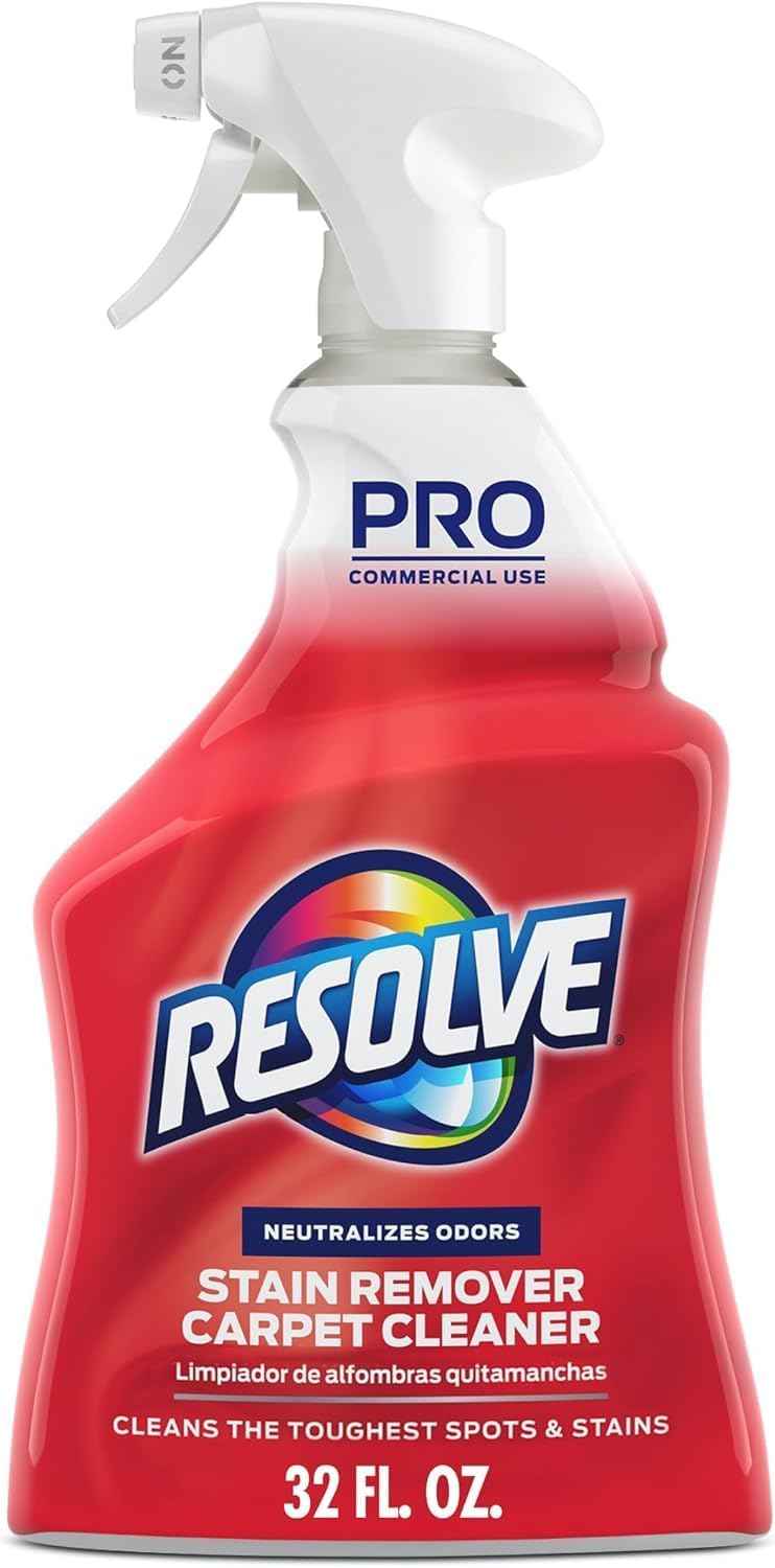 Resolve Professional Strength Carpet Spot & Stain Remover, 32 Fl Oz, Pack of 1