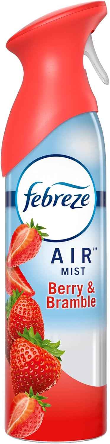 Febreze Air Mist Air Freshener Spray, Odor-Fighting Room Spray, Air Fresheners for Home and Bathroom and Kitchen, Aerosol Can, Linen & Sky Scent, 8.8oz (Pack of 2)