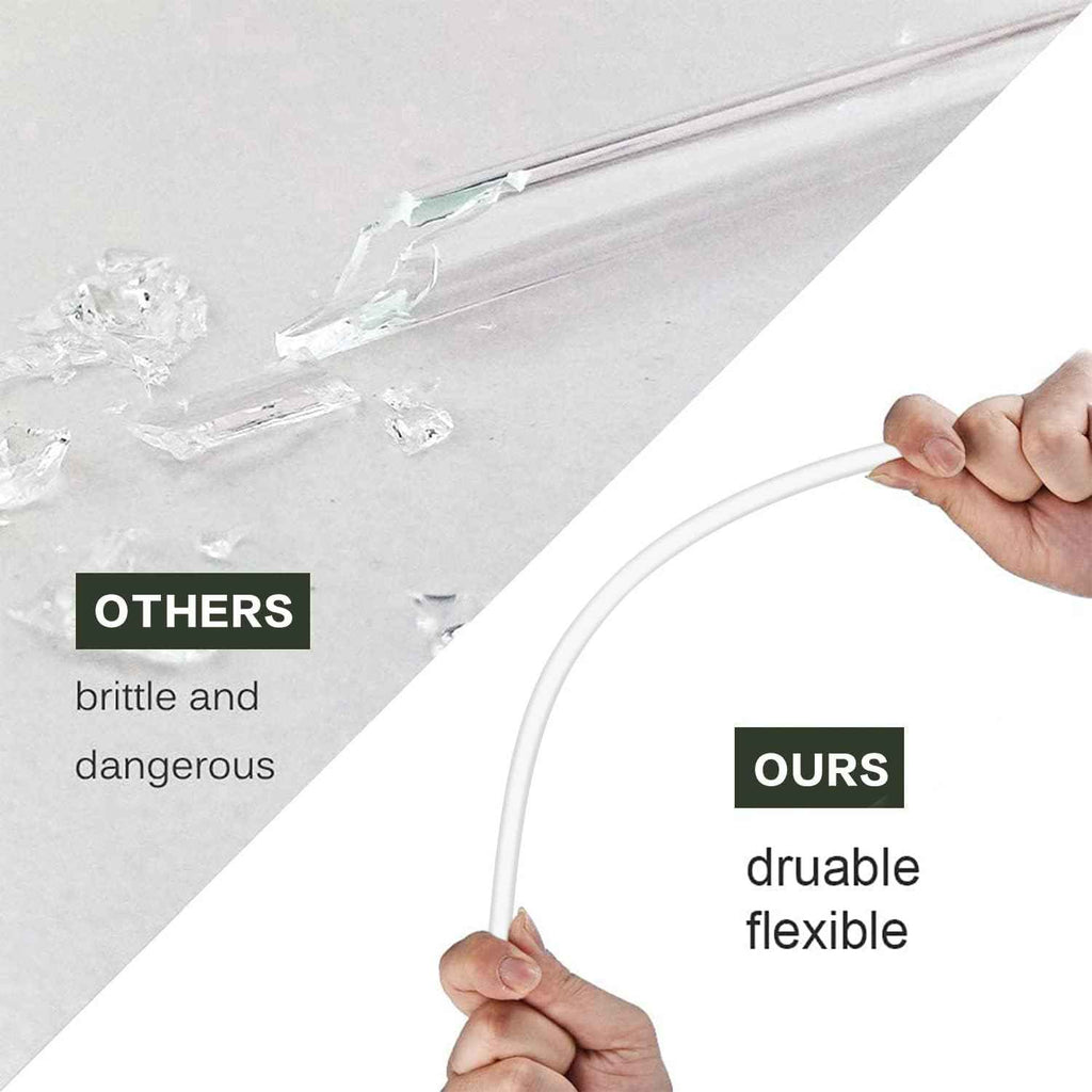 6-Pack Reusable Replacement Straws for Stanley 40 oz & 30 oz Tumblers with Cleaning Brush