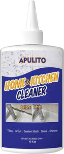 APULITO Household Cleaner Gel for Bathroom Shower Kitchen Tile Grout, Sinks Countertops 10 Fl Oz (Pack of 1)