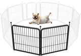 FXW Rollick Unleashed Dog Playpen for Indoor, Yard, RV Camping, 24 inch 8 Panels for Small and Puppy Dogs, Black│Patented