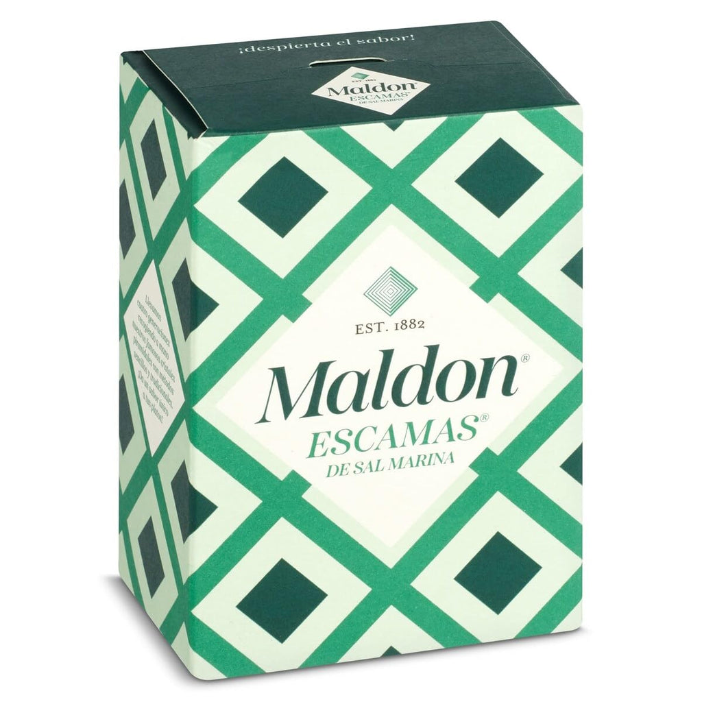 Maldon artisanal sea salt flakes, 125g, non-iodized, fine texture
