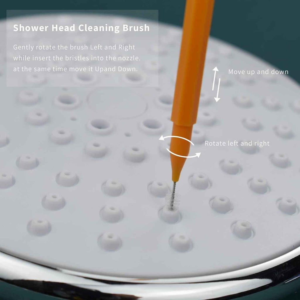 Shower Head Cleaning Brush Tool - Crevice Cleaner for Bathroom Pipes, Car Washers