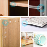200PCS Cabinet Bumpers Clear Rubber Bumpers Self Adhesive, Soft Close Cabinet Door Bumper Dots, Sound Dampening Cupboard Door Bumpers Pads for Kitchen Drawers, Picture Frames, Furniture