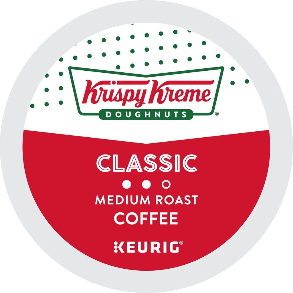 Krispy Kreme Medium Roast Single-Serve Keurig K-Cup Pods, 32 Count, Orthodox Union Kosher