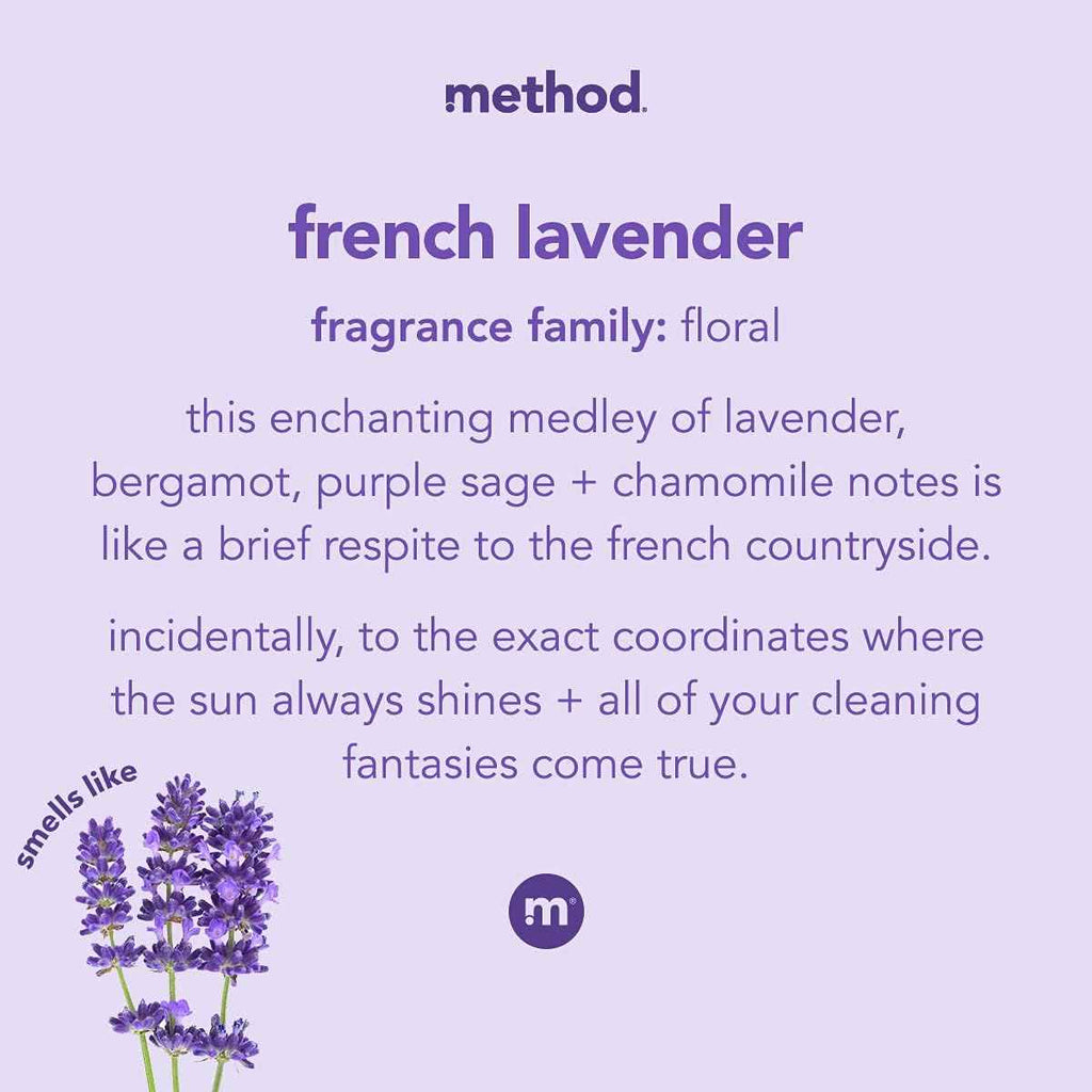 Method All-Purpose Cleaner Spray, French Lavender, 28 Fl Oz, (Pack of 4)