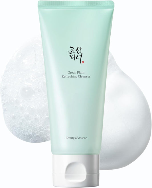 Beauty of Joseon Green Plum Refreshing Deep Pore Cleanser, 3.38 fl.oz, 100ml Korean Skincare for All Skin Types