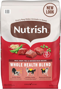 rachael ray nutrish real beef dry dog food adult dogs 40 lb whole health blend