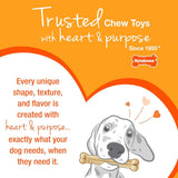Nylabone Ring Bone Chew Toy for Puppies, Puppy Teething Toys, Puppy Enrichment Toys, Chicken Flavor, X-Small Dogs - Up to 15 lbs, 1 Count