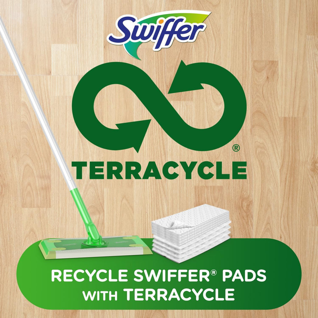 Swiffer Sweeper 2-in-1 Mops for Floor Cleaning, Dry and Wet Multi Surface Floor Cleaner, Sweeping and Mopping Starter Kit, Includes 1 Mop + 19 Refills, 20 Piece Set - ShopUS