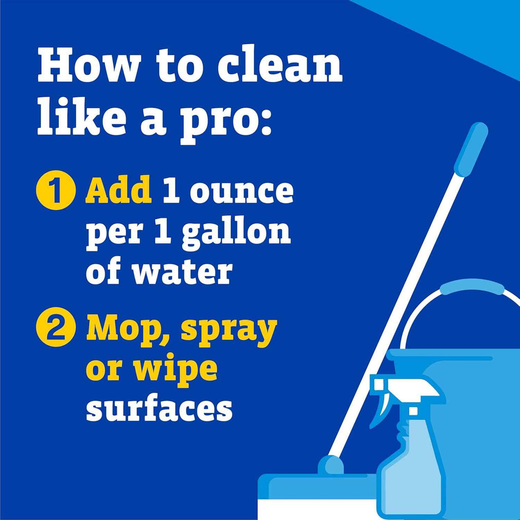 CloroxPro Pine-Sol Multi-Surface Cleaner, All Purpose Cleaner, Lemon Fresh, 40 Fluid Ounces