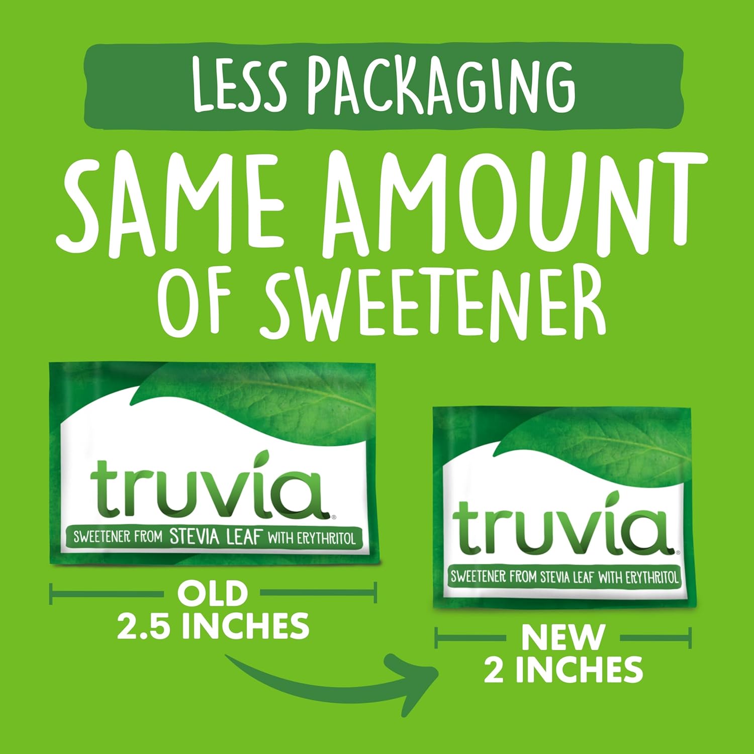 Truvia Original Calorie-Free Stevia Leaf Sweetener Packets, 500 Count, 35.25 oz Box, Zero-Calorie, Non-GMO, Gluten-Free