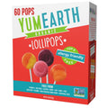 yumearth organic pops variety pack, 60 fruit flavored lollipops, allergy friendly, gluten free, non-gmo, vegan, no artificial dyes