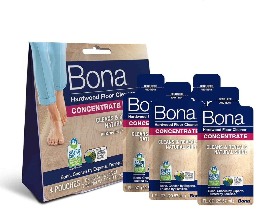 Bona Hardwood Floor Cleaner Refill - 128 fl oz - Unscented - Refill for Bona Spray Mops and Spray Bottles - Residue-Free Floor Cleaning Solution for Wood Floors