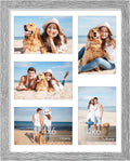 Vittanly 11x14 Collage Picture Frame, Displays 5Pcs 4x6 Pictures with Mat or 1Pcs 11x14 without Mat for Wall Mounting, Picture Frames Collage Wall Decor in Black, 1 Pack