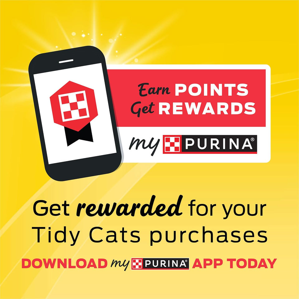 PLrina Tidy Cats Free and Clean Unscented Cat Litter - 38 lb. Box