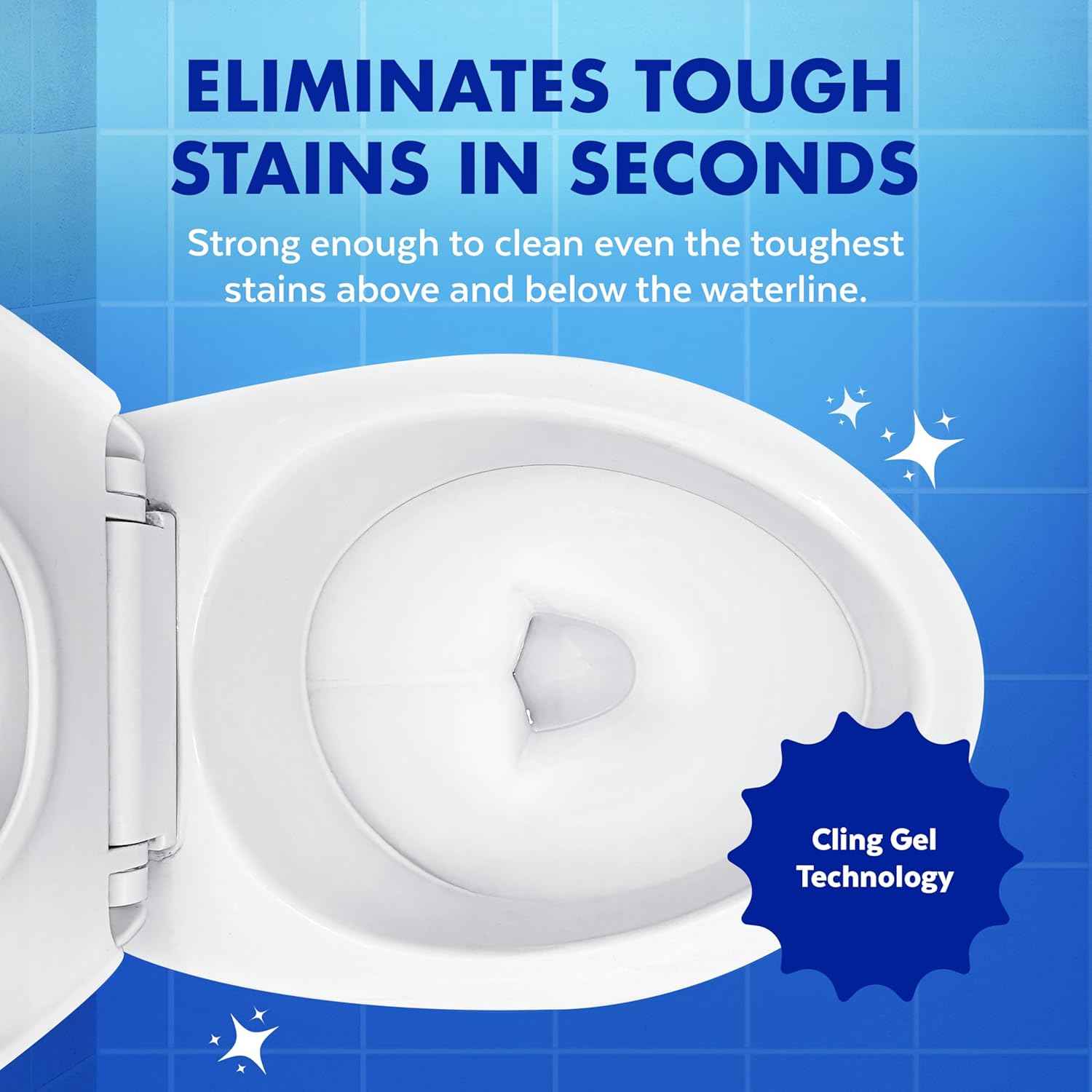 Lysol max strength toilet bowl cleaner 24 oz 4-pack, 99.9% bacteria and virus disinfectant, Atlantic fresh scent