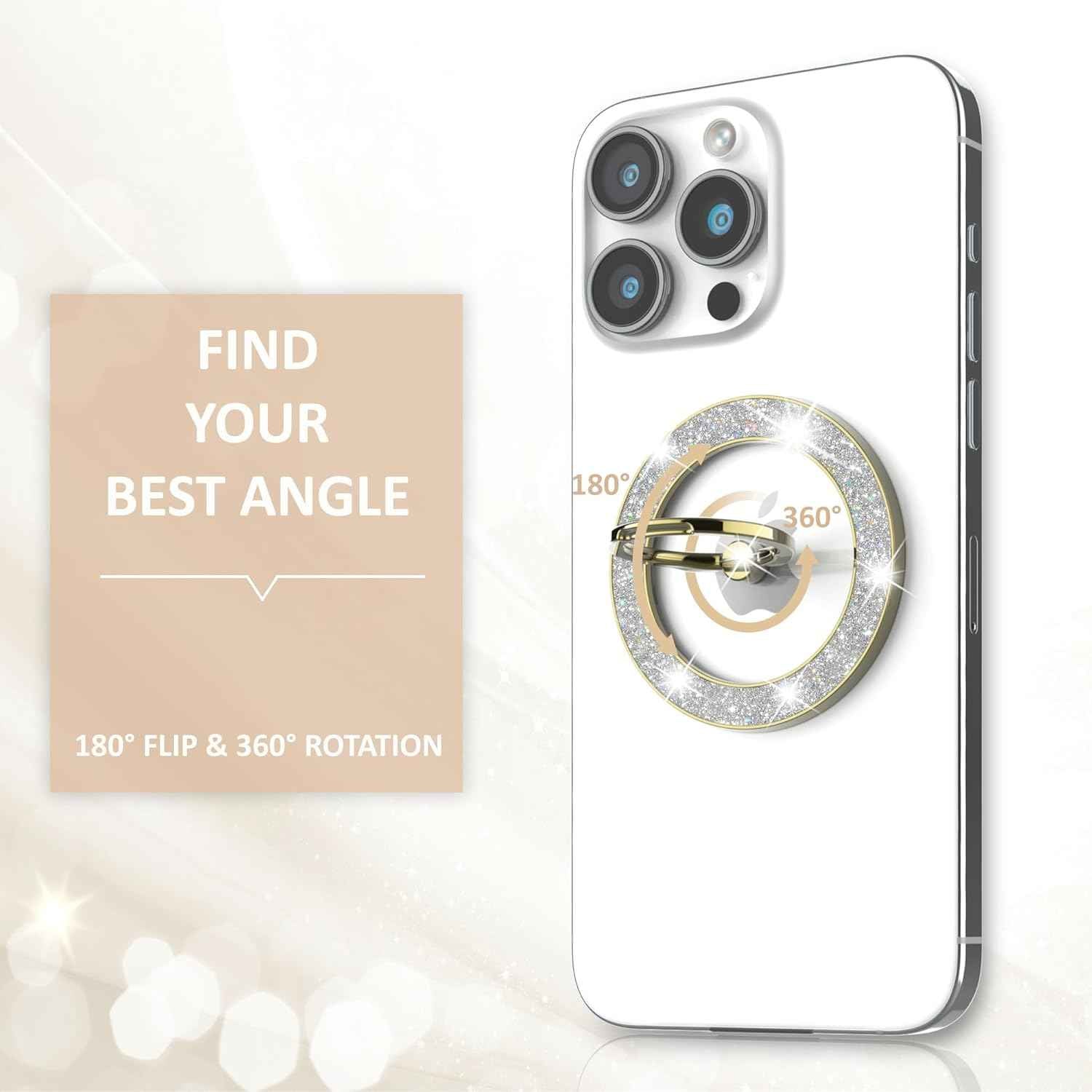 glitter-gold-magnetic-phone-ring-holder-magsafe-compatible-iphone-17-16-15-and-android