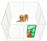 FXW Rollick Unleashed Dog Playpen for Indoor, Yard, RV Camping, 24 inch 8 Panels for Small and Puppy Dogs, Black│Patented