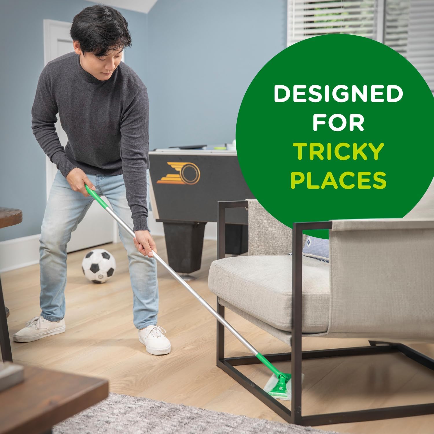 Swiffer Sweeper 2-in-1 Mops for Floor Cleaning, Dry and Wet Multi Surface Floor Cleaner, Sweeping and Mopping Starter Kit, Includes 1 Mop + 19 Refills, 20 Piece Set - ShopUS