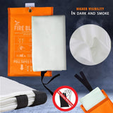 Fire Blanket - 1500F CE Certified Emergency Fire Blanket for Home and Kitchen. 500GSM Fabric & 0.5mm Thick - 100% Fiberglass Fire Extinguisher for Car,Warehouse Office - 2pc (47x47 inches) by Supa Ant