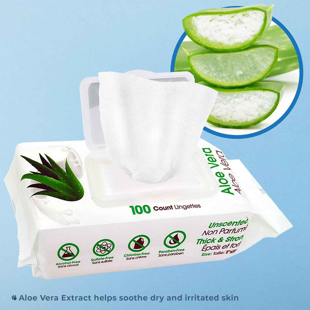 Best Pet Supplies Pet Wipes for Dogs, Hydrating and Deodorizing, Safe and Non-Sticky, 1 Count
