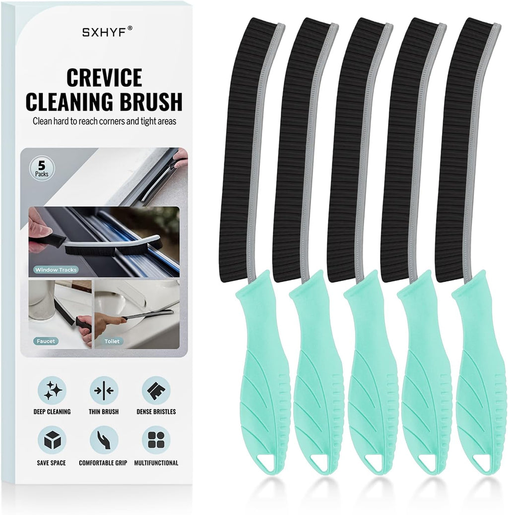 sxhyf crevice cleaning brush hard bristle grout scrub brush for bathroom kitchen household cleaning