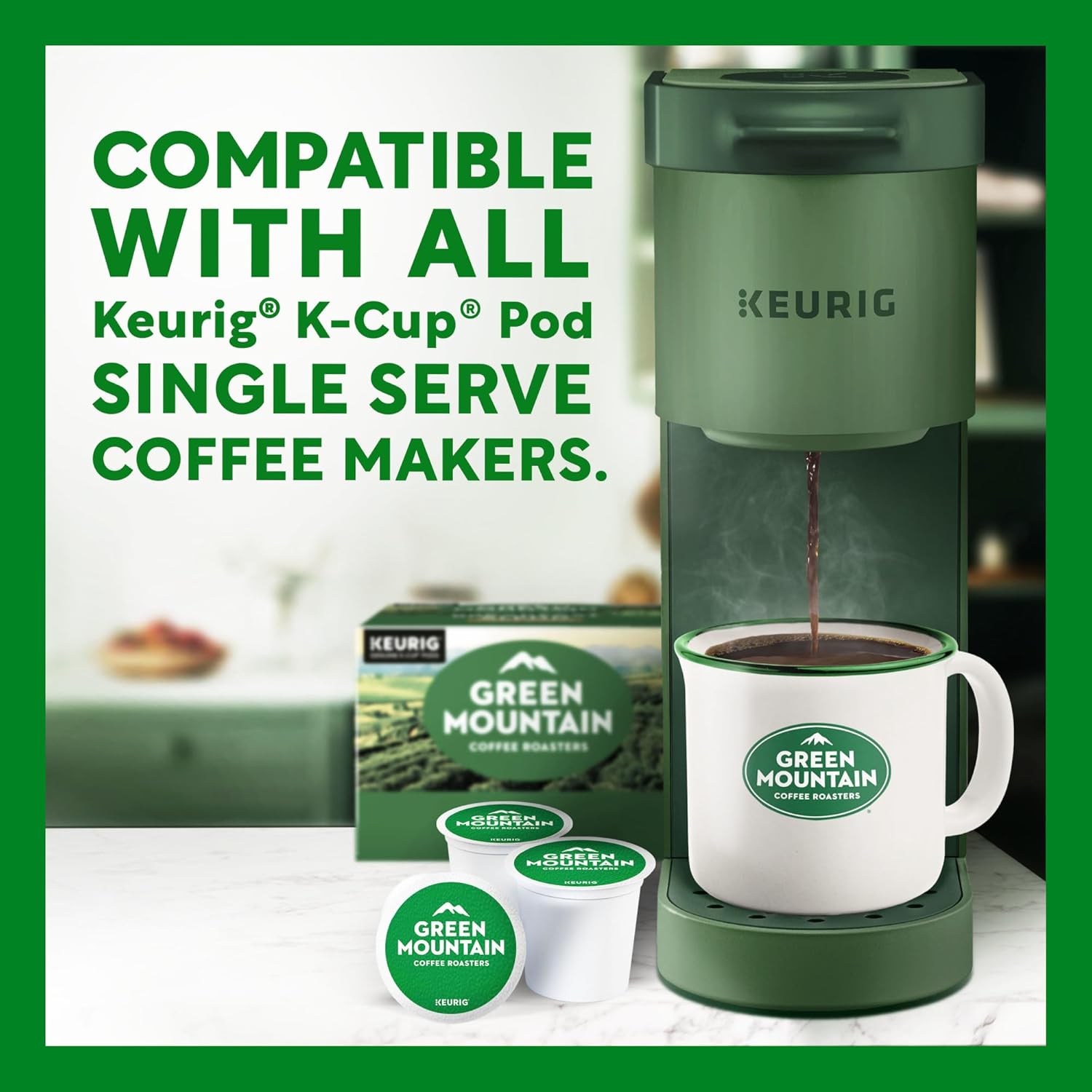 Green Mountain Coffee Nantucket Blend Medium Roast Keurig Single-Serve K-Cup Pods 96 Count
