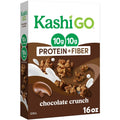 Kashi GO Protein Cereal, 10g Protein, 10g Fiber, Chocolate Crunch, 16oz Box, 1 Box