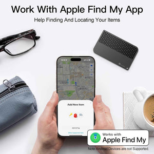 2026 [Apple MFi Certified] Bluetooth Air Tracker Tag for Apple Find My iPhone Wallet GPS Tracker, Keys Finder and Item Locator