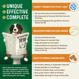 Perfect Poop Digestion & General Health Cheddar Cheese Supplement for Dogs: Fiber, Prebiotics, Probiotics & Enzymes Relieve Digestive Issues