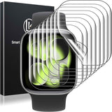 LK 6 Pack for Apple Watch Series 11/ Series 10 Screen Protector 42mm - Anti-Scratch, Self-Healing Soft TPU Screen Protector for Apple Watch 42mm, Bubble Free, HD Transparent, Touch Sensitive