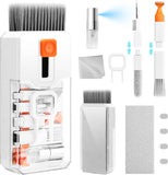 Keyboard Cleaning Kit Laptop Cleaner, 10-in-1 Computer Screen Cleaning Brush Tool, Multi-Function PC Electronic Cleaner Kit Spray for iPad iPhone Pro, Earbuds, Camera Monitor, All-in-one with Patent