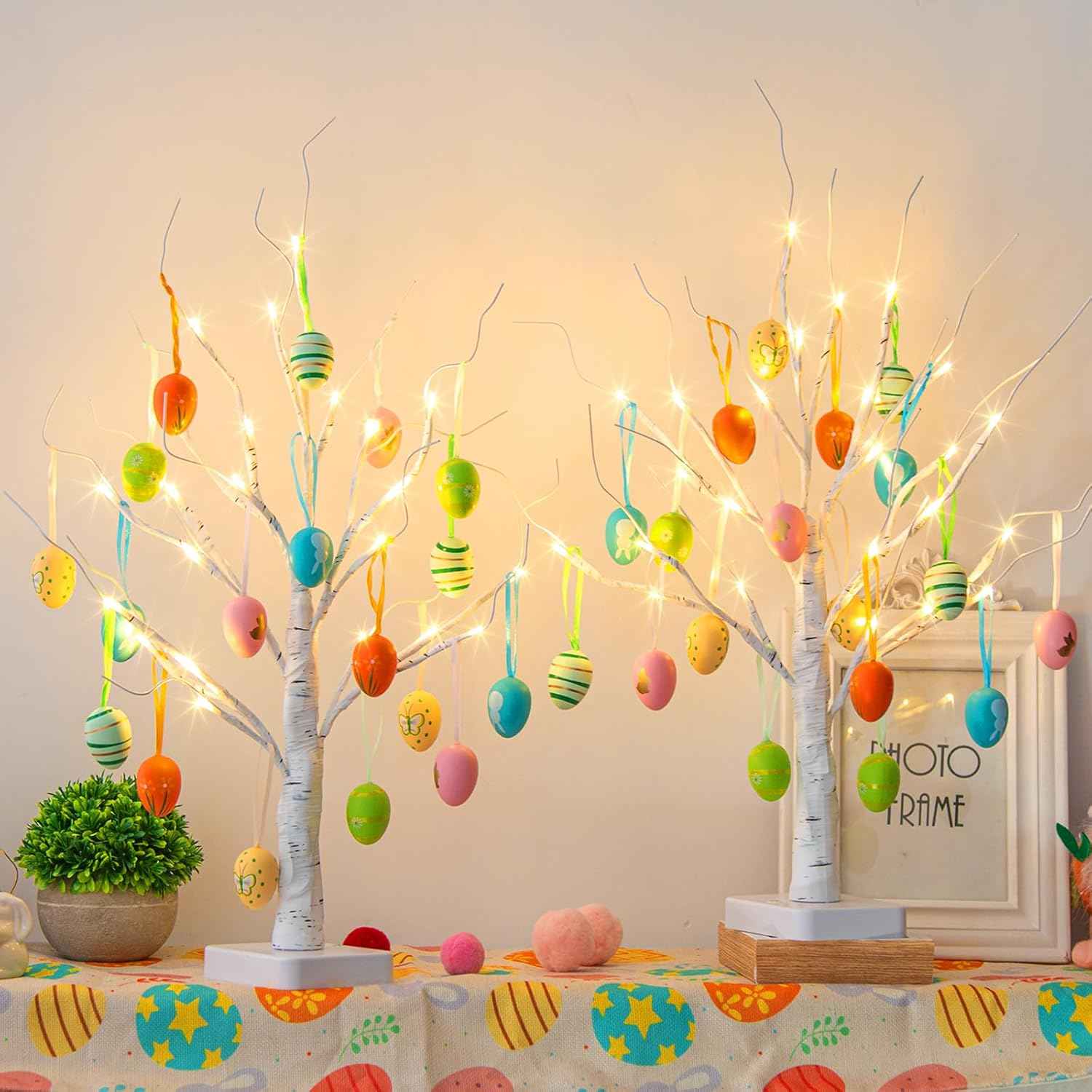 PEIDUO Fairy Lights Spirit Tree, 2PK Bonsai Tree Light, 108 LED Warm White Fairy Light Trees for Room Decor, Artificial Tree with 9 Modes for Christmas Decorations Indoor Home Decor