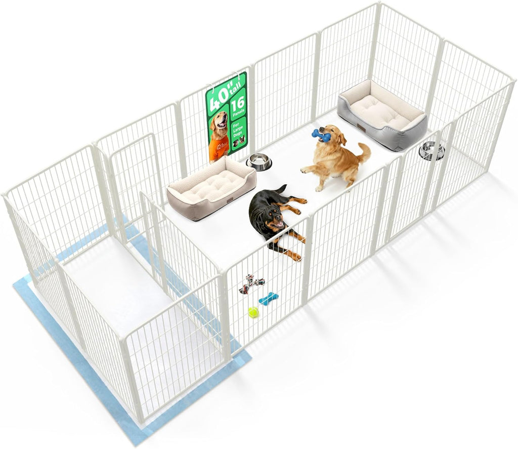 fxw homeplus unleashed 24 inch 6 panels dog pen black patented