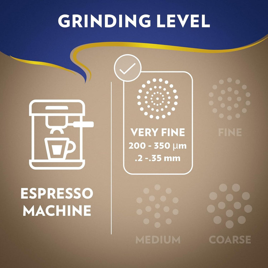 Lavazza Super Crema whole bean coffee, medium espresso roast, Arabica and Robusta blend, 2.2 lb bag