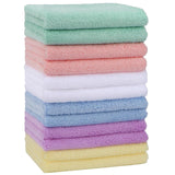 homexcel microfiber coral fleece baby washcloths 24 pack 7x9 inch