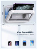 Lamicall Shower Phone Holder Waterproof - 480° Rotatable Retractable Adjustable Shower iPhone Case Holder, Bathroom Wall Phone Mount Stand Water Proof Anti Fog Case, Accessories for 4-7" Cellphones